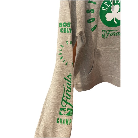 Fanatics Heather Gray Boston Celtics Hoodie - Picture 2 of 7